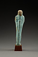 Shabti inscribed for Nesbanebdjedet, Faience