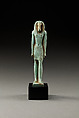 Striding Thoth, Faience