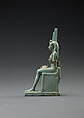 Isis nursing Horus, Faience