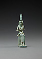 Isis nursing Horus, Faience