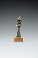 Djed Pillar Amulet, Faience