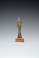 Djed Pillar Amulet, Faience