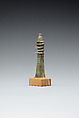 Djed Pillar Amulet, Faience