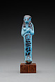 Shabti of Shedsuhori, Faience