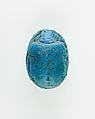 Scarab of Seti II, Faience