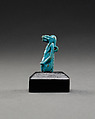 Partial Statuette of a Hippo Goddess, Faience