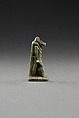 Anubis Amulet, Faience