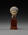 Head of a Woman, Faience (?)