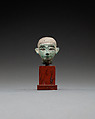 Head of Ptah, Faience