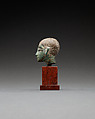 Head of Ptah, Faience