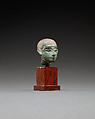 Head of Ptah, Faience
