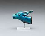 Fragmentary Head of an Oryx, Faience