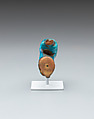 Fragmentary Head of an Oryx, Faience
