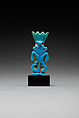 Amulet of a Bes-image, Faience