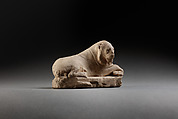 Reclining Lion, Limestone