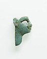 Profile Face Inlay, Faience