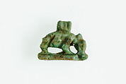 Sow Amulet, Faience