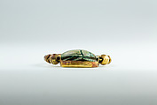 Scarab Finger Ring Inscribed for Hatshepsut, Gold, glazed steatite