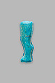 Foundation Deposit Plaque in the Form of a Haunch, Faience