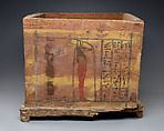 Canopic Box, Wood, paint