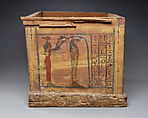 Canopic Box, Wood, paint
