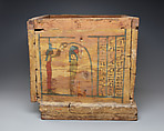 Canopic Box, Wood, paint