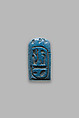 Plaque with the Cartouche of Tawosret, Faience
