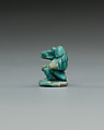 Baboon, Blue faience