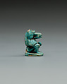 Baboon, Blue faience