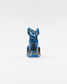 Cat amulet, Blue glass