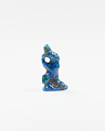 Cat amulet, Blue glass