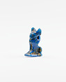 Cat amulet, Blue glass