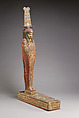 Ptah-Sokar-Osiris Figure of the Musician Ihet, Wood, paste, gilding, paint