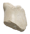 Knee fragment, probably male, Indurated limestone