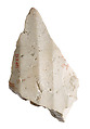 Body (thigh ?) with garment, pleated, Indurated limestone