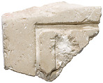 Balustrade newel post, Indurated limestone