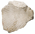 Back of Nefertiti / female, Indurated limestone