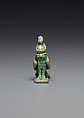 Horus falcon, Faience