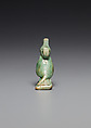 Horus falcon, Faience