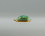 Scarab Finger Ring, Green feldspar