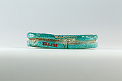 Scaraboid, Faience, blue