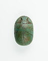 Scarab of an Official, Blue glazed steatite