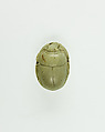 Scarab with Inscription Referring to Osiris, Light greenish stone