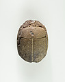 Scarab of Sebekhotep III, Steatite, traces of green glaze