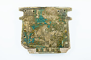 Pectoral of Huynefer, Glazed steatite, faience, paste