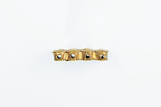 Broad collar spacer, Gold