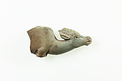 Dish fragment, gazelle, Faience