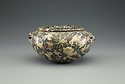 Squat jar with two lugs, Probably pegmatitic quartz diorite