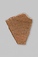 Ostracon, Pottery, ink