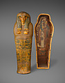 Outer Coffin Inscribed for Tabakmut, Wood, paint, paste